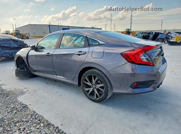 19XFC2F80ME002192 2021 HONDA CIVIC Gray Tył lewy