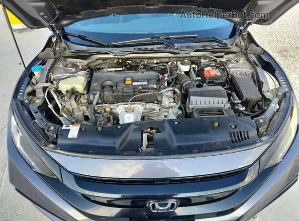 19XFC2F80ME002192 2021 HONDA CIVIC Gray Widok wnętrza z tyłu