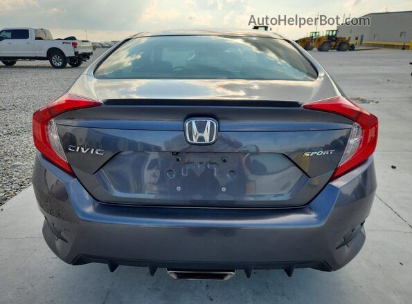 19XFC2F80ME002192 2021 HONDA CIVIC Gray Widok z tyłu