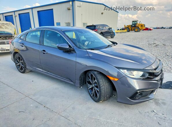 19XFC2F80ME002192 2021 HONDA CIVIC Gray Przód prawy
