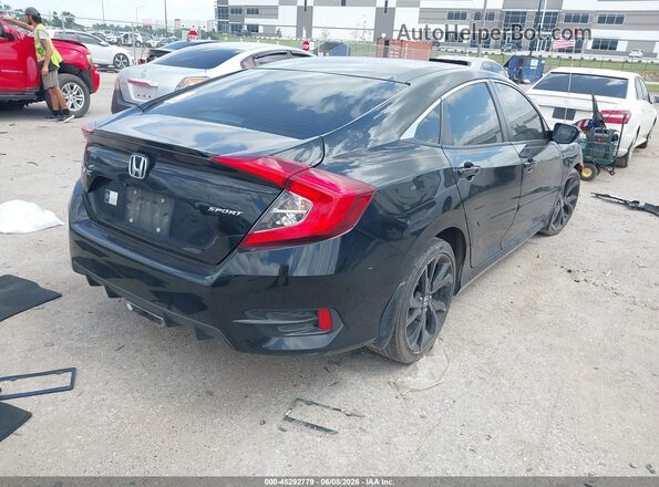 19XFC2F80ME002337 2021 HONDA CIVIC Black უკანა მარჯვენა