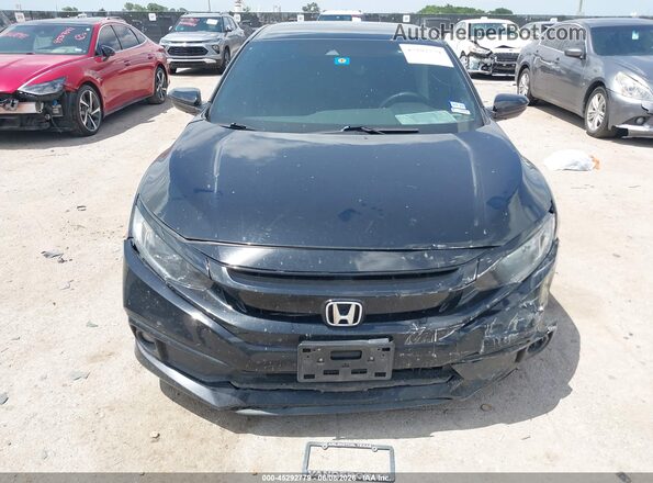19XFC2F80ME002337 2021 HONDA CIVIC Black ხელსაწყოთა პანელის ხედი