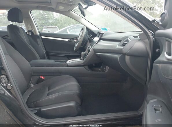 19XFC2F81GE088715 2016 HONDA CIVIC Black Front interior view