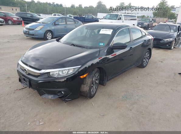 19XFC2F81GE088715 2016 HONDA CIVIC Black Front left