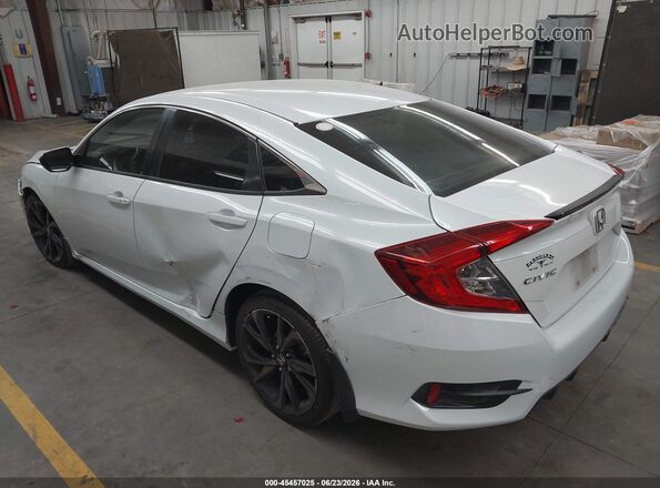 19XFC2F81KE037367 2019 HONDA CIVIC White Հետևի ձախ