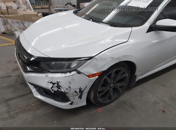 19XFC2F81KE037367 2019 HONDA CIVIC White Դիմացի տեսք