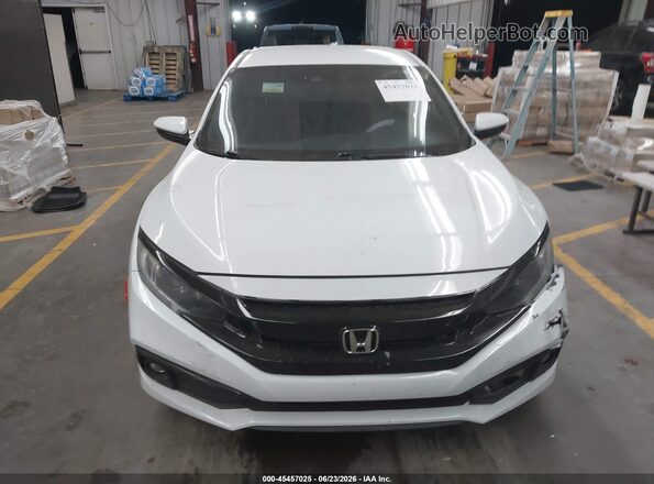 19XFC2F81KE037367 2019 HONDA CIVIC White Սարքավորումների վահանակի տեսք