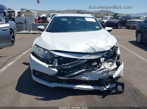 19XFC2F81KE200180 2019 HONDA CIVIC White Սարքավորումների վահանակի տեսք