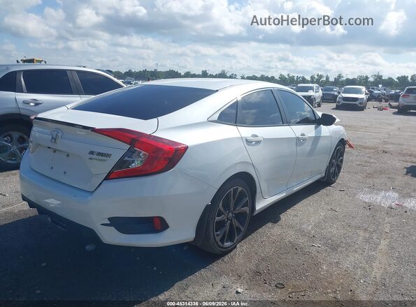 19XFC2F81ME003349 2021 HONDA CIVIC White Tył prawy