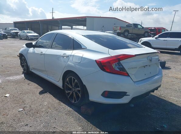 19XFC2F81ME003349 2021 HONDA CIVIC White Tył lewy