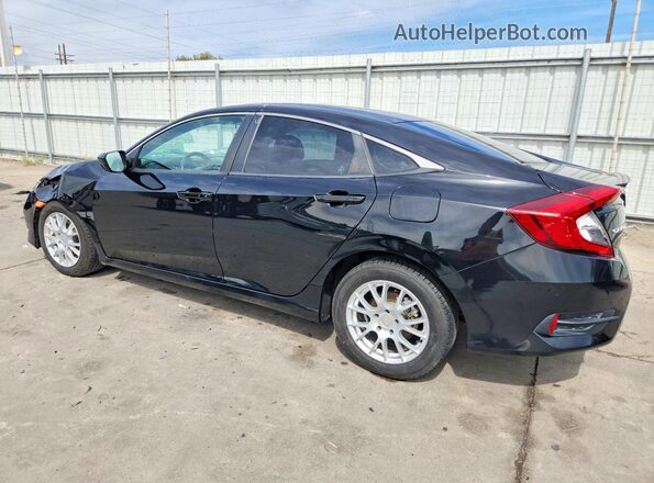 19XFC2F81ME202336 2021 HONDA CIVIC Black Rear left