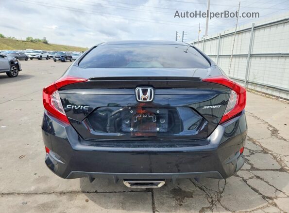 19XFC2F81ME202336 2021 HONDA CIVIC Black Rear view