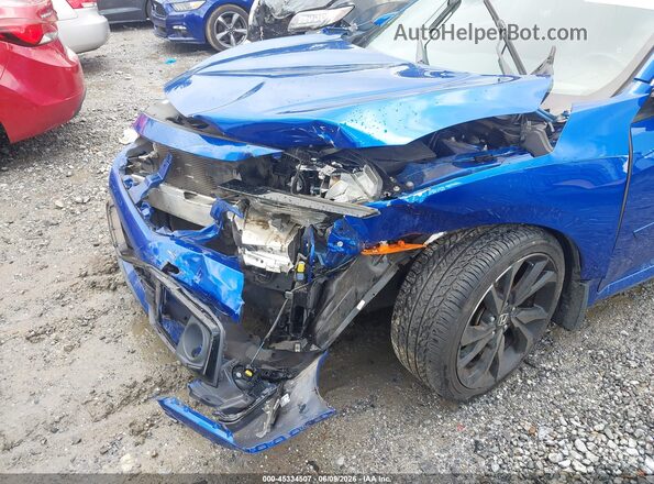 19XFC2F82KE040763 2019 HONDA CIVIC Синий Вид спереди