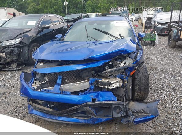 19XFC2F82KE040763 2019 HONDA CIVIC Синий Вид панели приборов