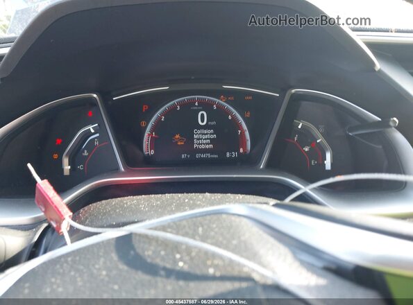 19XFC2F82LE007599 2020 HONDA CIVIC Серый Вид задних сидений