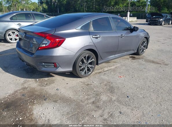 19XFC2F82LE007599 2020 HONDA CIVIC Серый Задняя правая четверть