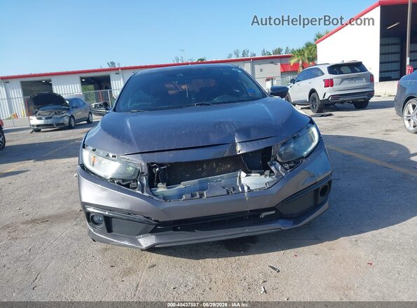 19XFC2F82LE007599 2020 HONDA CIVIC Серый Вид щитка приборов