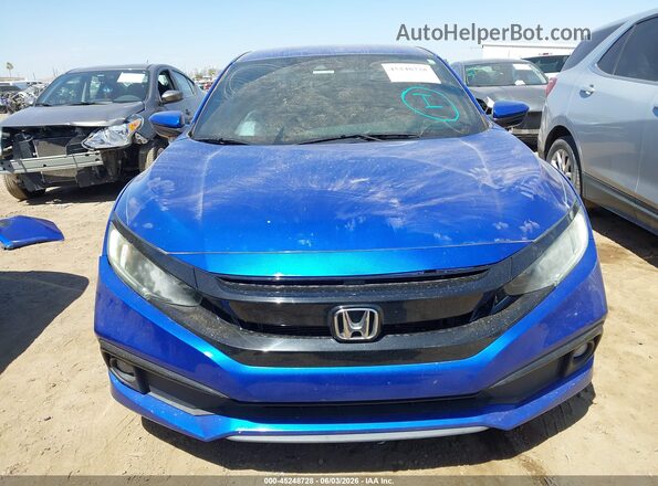 19XFC2F83LE008017 2020 HONDA CIVIC Blue Вид спереду