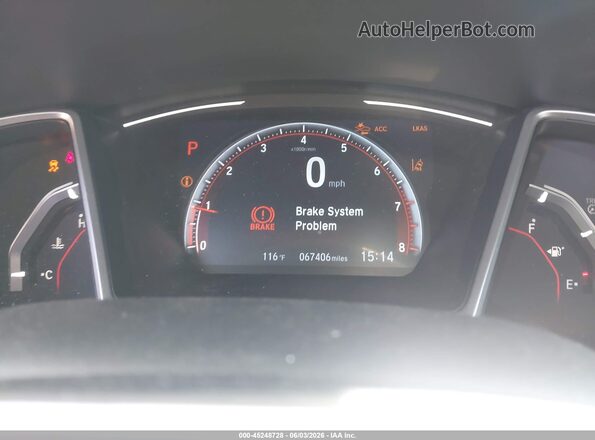 19XFC2F83LE008017 2020 HONDA CIVIC Blue Вид задніх сидінь