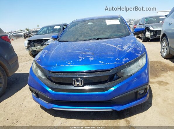 19XFC2F83LE008017 2020 HONDA CIVIC Blue Вид задньої частини салону