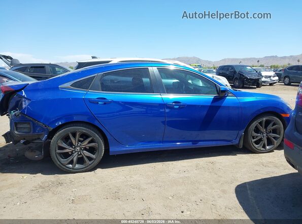 19XFC2F83LE008017 2020 HONDA CIVIC Blue Панорамний вид салону 360°