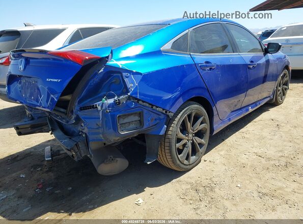 19XFC2F83LE008017 2020 HONDA CIVIC Blue Задня права чверть