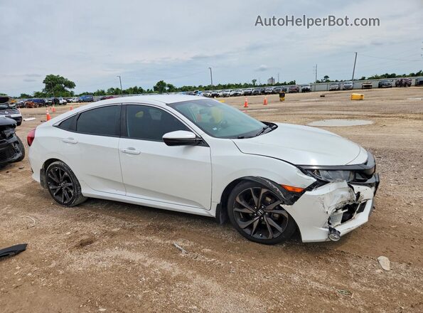 19XFC2F83LE024668 2020 HONDA CIVIC White Front right