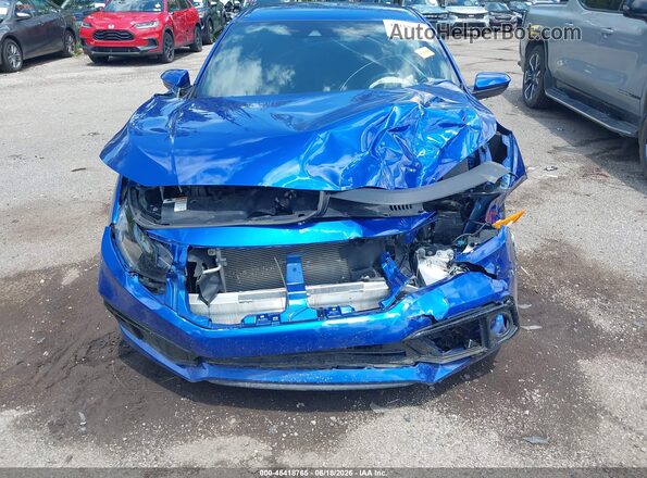19XFC2F83ME000582 2021 HONDA CIVIC Blue Դիմացի տեսք