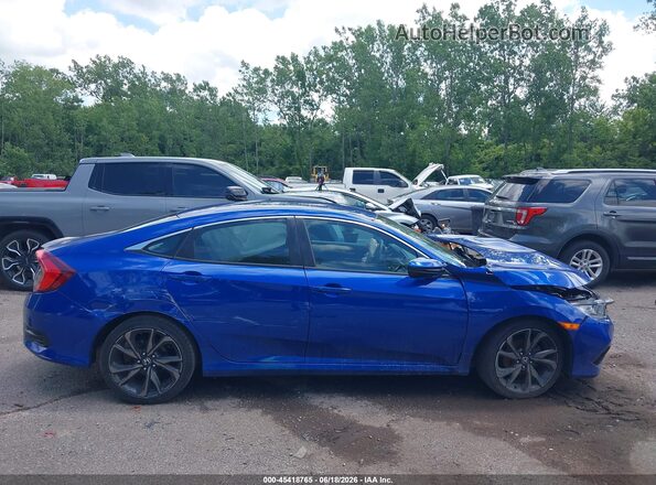 19XFC2F83ME000582 2021 HONDA CIVIC Blue Սալոնի հետևի տեսք