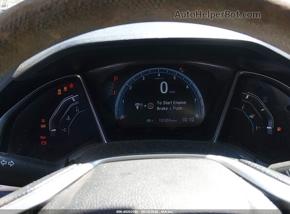 19XFC2F84GE246559 2016 HONDA CIVIC Black Widok tylnych siedzeń