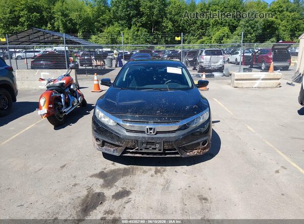 19XFC2F84GE246559 2016 HONDA CIVIC Black Widok zestawu wskaźników