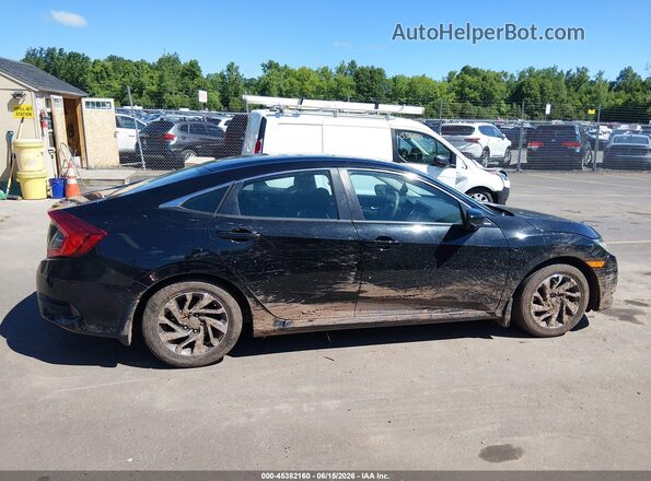 19XFC2F84GE246559 2016 HONDA CIVIC Black Widok wnętrza z tyłu