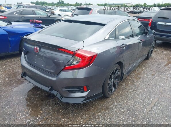 19XFC2F84KE031501 2019 HONDA CIVIC Gray Tył prawy