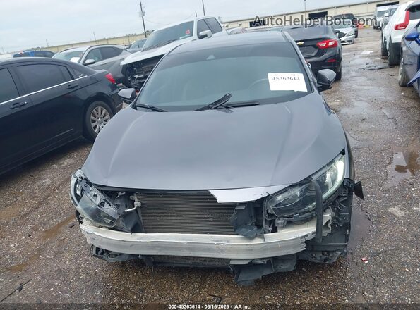 19XFC2F84KE031501 2019 HONDA CIVIC Gray Widok zestawu wskaźników