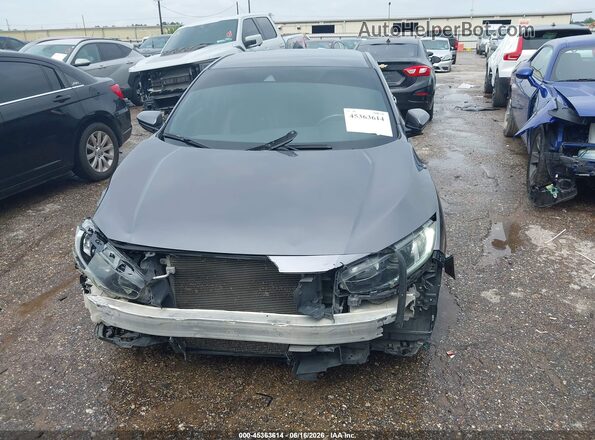 19XFC2F84KE031501 2019 HONDA CIVIC Gray Widok z przodu