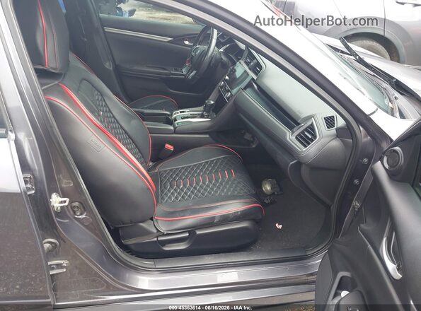 19XFC2F84KE031501 2019 HONDA CIVIC Gray Widok wnętrza z przodu