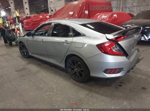 19XFC2F84KE203915 2019 HONDA CIVIC Серебряный Задняя левая четверть