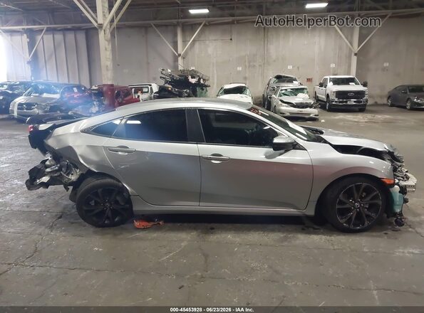 19XFC2F84KE203915 2019 HONDA CIVIC Серебряный Панорамный вид салона 360°