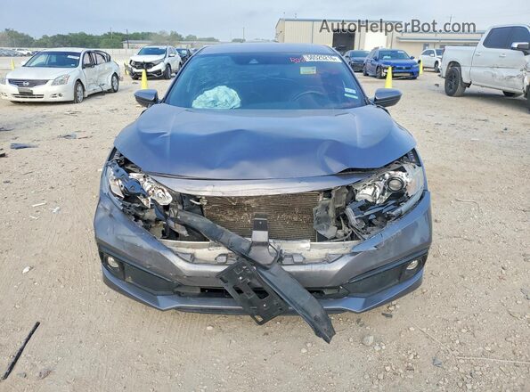 19XFC2F84LE010052 2020 HONDA CIVIC Silver Widok z przodu
