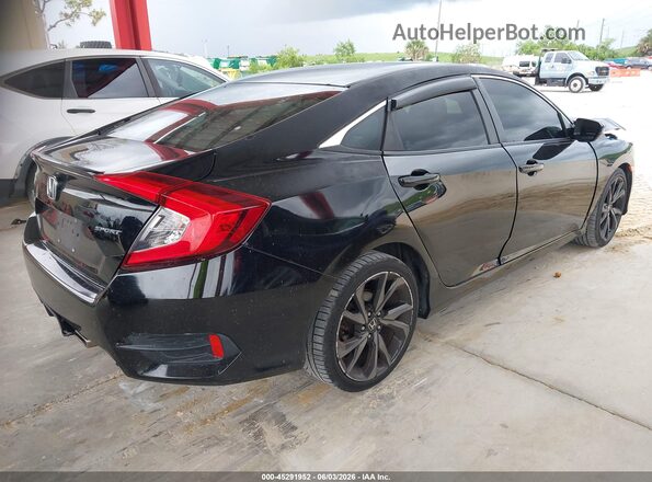 19XFC2F84LE019091 2020 HONDA CIVIC Black Հետևի աջ