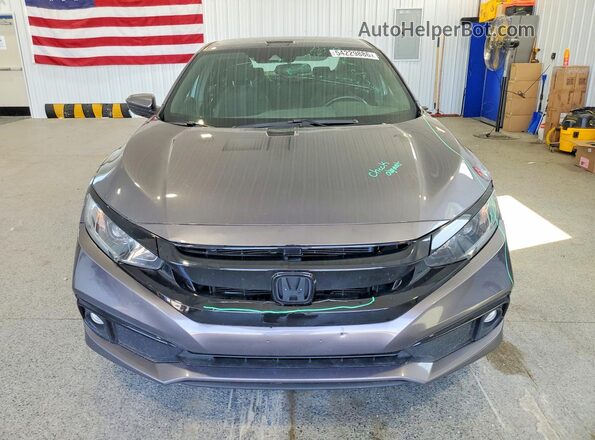 19XFC2F84LE029622 2020 HONDA CIVIC Gray Widok z przodu
