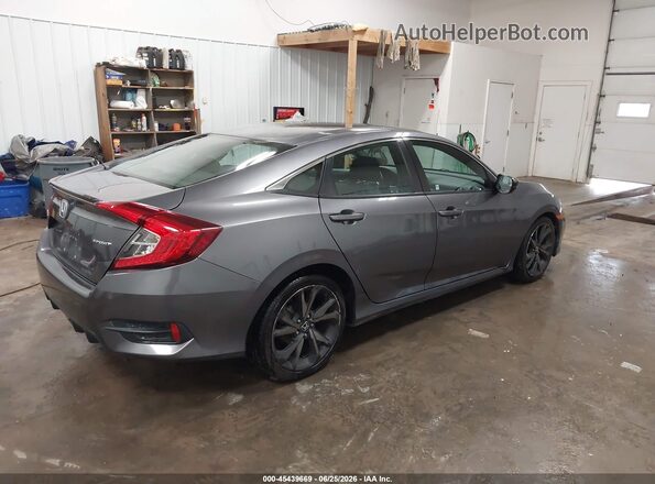 19XFC2F85ME201741 2021 HONDA CIVIC Gray Tył prawy