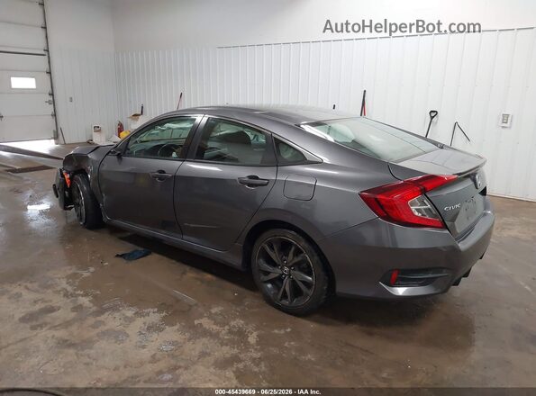 19XFC2F85ME201741 2021 HONDA CIVIC Gray Tył lewy