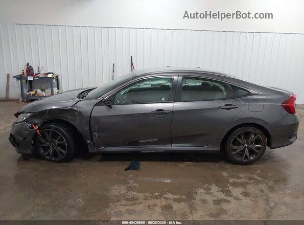 19XFC2F85ME201741 2021 HONDA CIVIC Gray Widok wnętrza 360 stopni