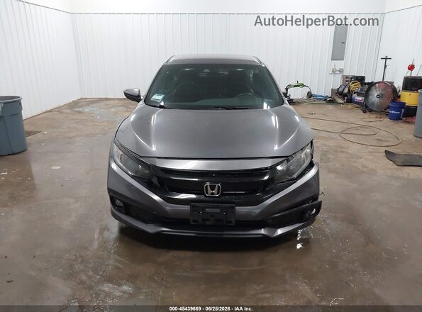 19XFC2F85ME201741 2021 HONDA CIVIC Gray Widok zestawu wskaźników