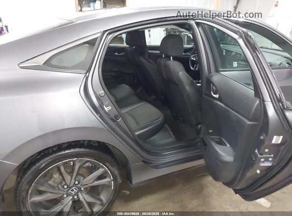 19XFC2F85ME201741 2021 HONDA CIVIC Gray Widok naklejki z numerem VIN