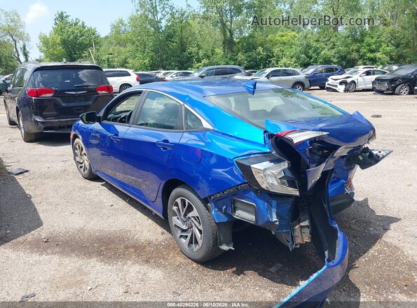 19XFC2F86JE007263 2018 HONDA CIVIC Blue Rear left