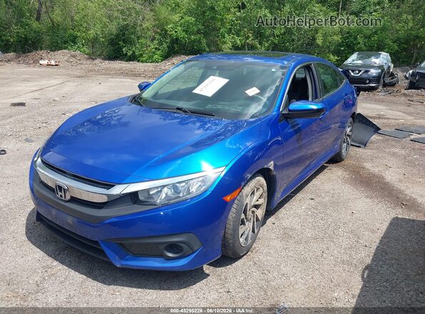 19XFC2F86JE007263 2018 HONDA CIVIC Blue Front left