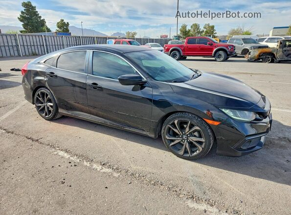19XFC2F86KE042404 2019 HONDA CIVIC Black 