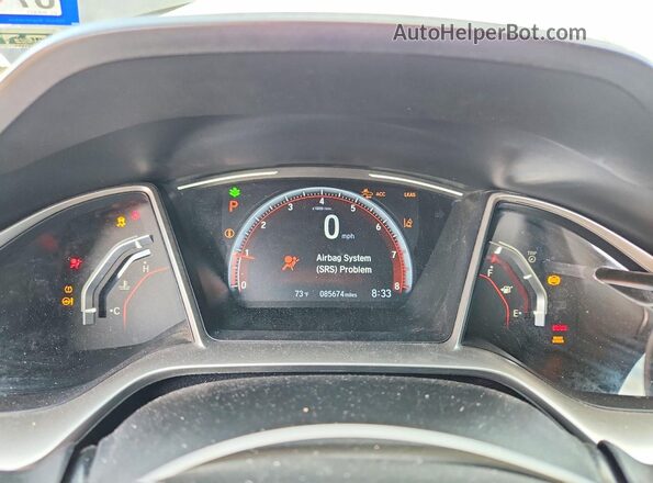 19XFC2F86KE042404 2019 HONDA CIVIC Black 